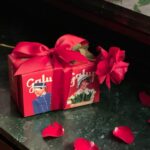 The classic confectionary box | italian imported cookies and a single rose